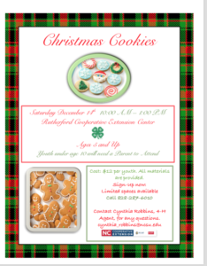Christmas Cookies flyer image