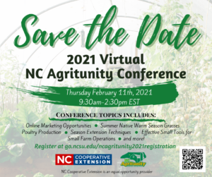 Cover photo for Virtual NC Agritunity in 2021