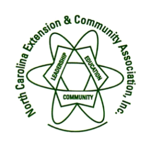 Logo in Green text NC Extension and Community Association