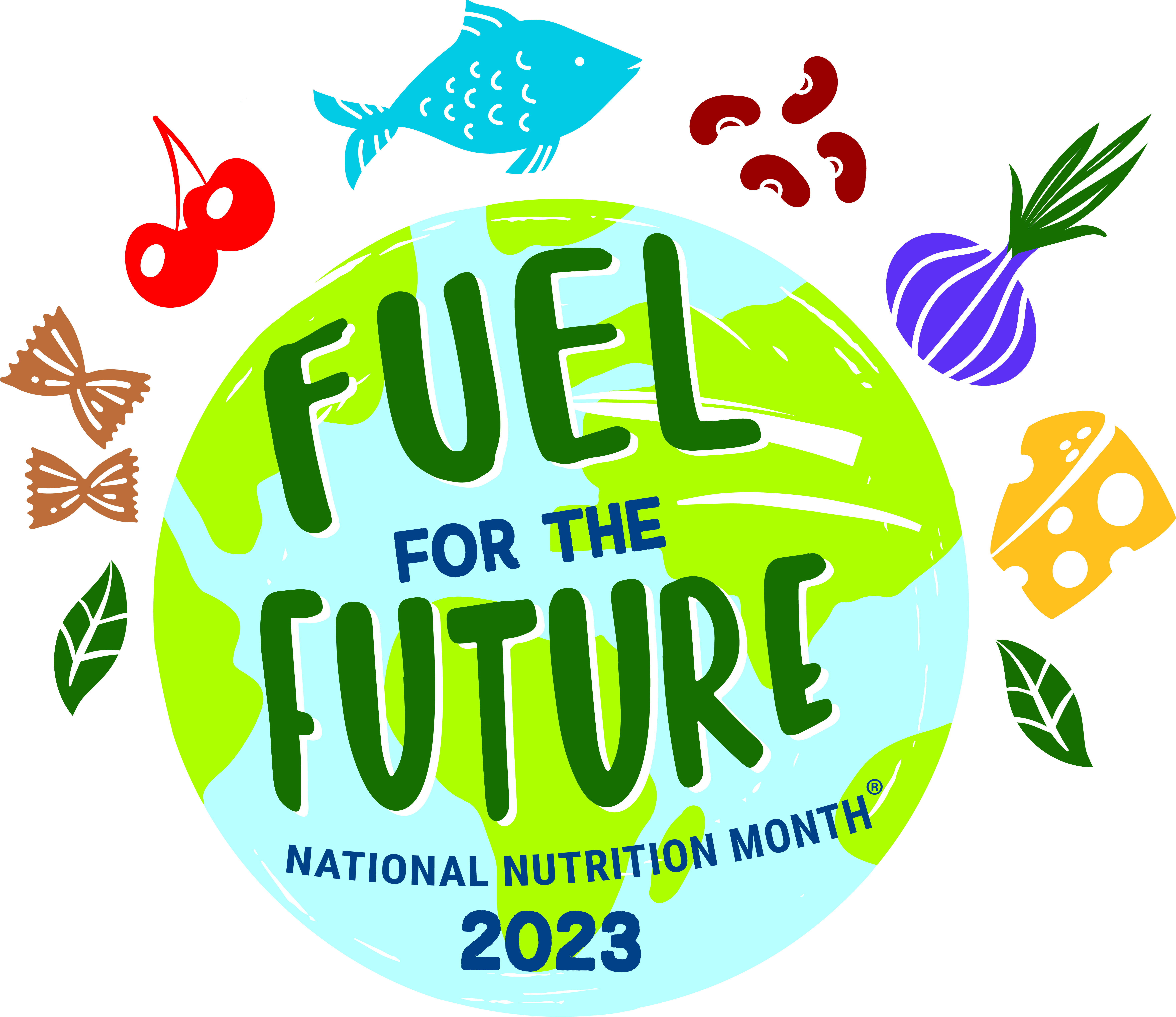 2023 Logo for National Nutrition Month "Fuel for the Future".